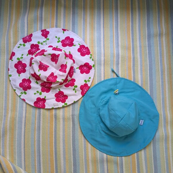 ⭐ TWO iPlay Swim Hats 2T - 4T - Picture 1 of 11